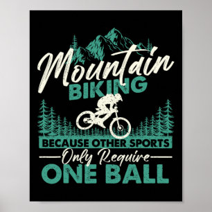 Mountainbiken - Downhill-Fahren Trail Ride Fahrrad Poster