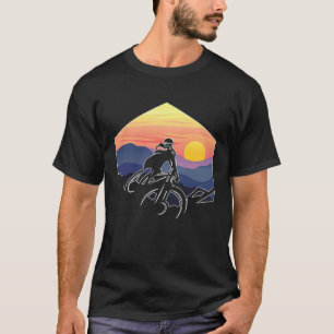 Mountainbiken für Männer Frauen MTB Mountainbiker T-Shirt