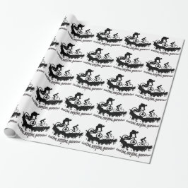 Mountainbiken Gute Zeit Inspiration Zitat Geschenkpapier