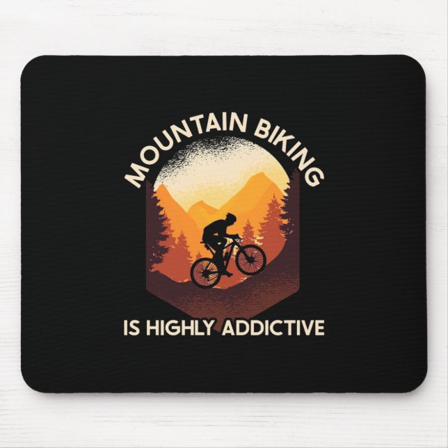 Mountainbiken ist sehr ansprechend mousepad (Vorne)