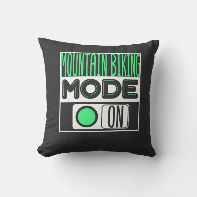 Mountainbiken Kissen (Vorderseite)
