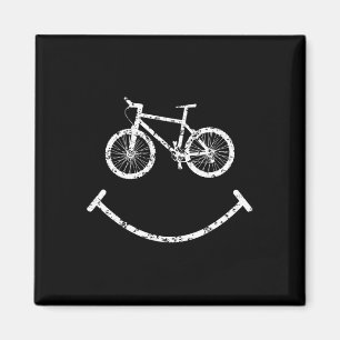 Mountainbiken lustiger Biker  Magnet