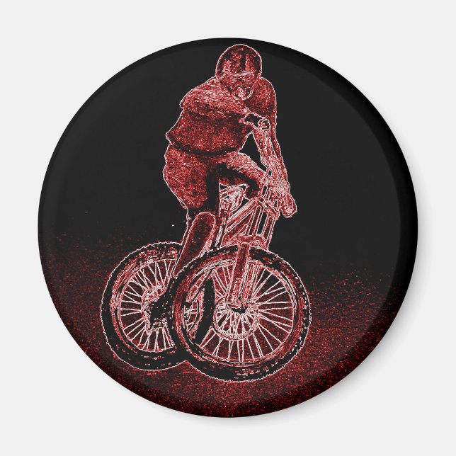 Mountainbiken Magnet (Vorne)