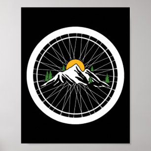 Mountainbiken Mtb Fahrrad Radfahren Radfahrer Fahr Poster
