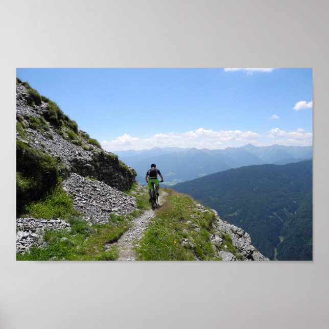 Mountainbiken Poster (Vorne)