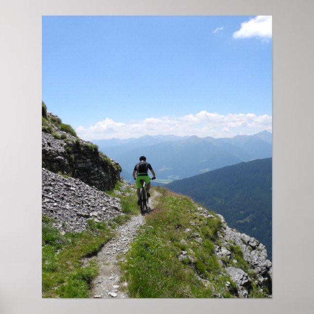 Mountainbiken Poster (Vorne)