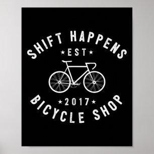 Mountainbiken Radfahren Lustig Poster