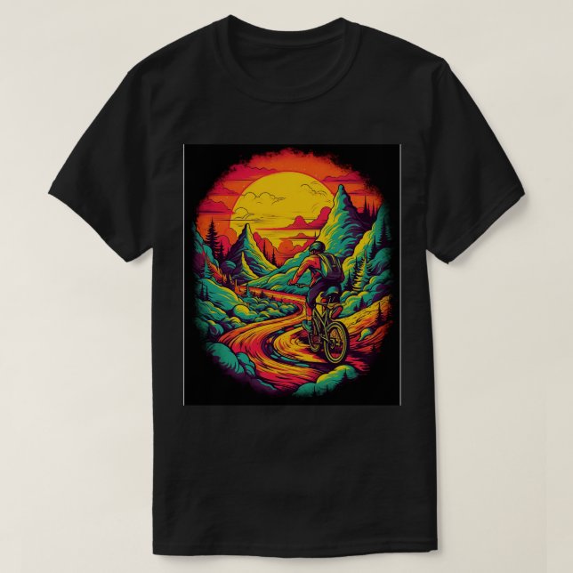 Mountainbiker 2 T-Shirt (Design vorne)