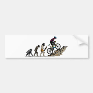 Mountainbiker Autoaufkleber
