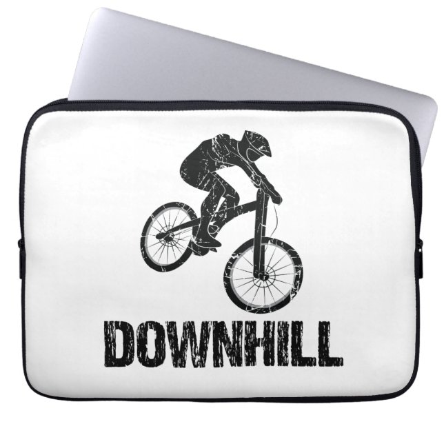Mountainbiker Laptopschutzhülle (Vorderseite)