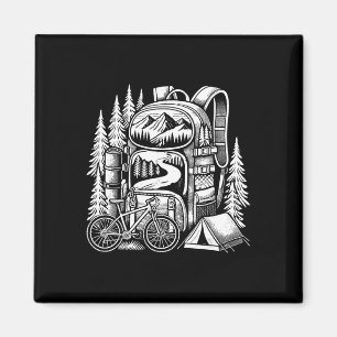 Mountainbiker Mountainbike Radfahren Biker – Fahrr Magnet