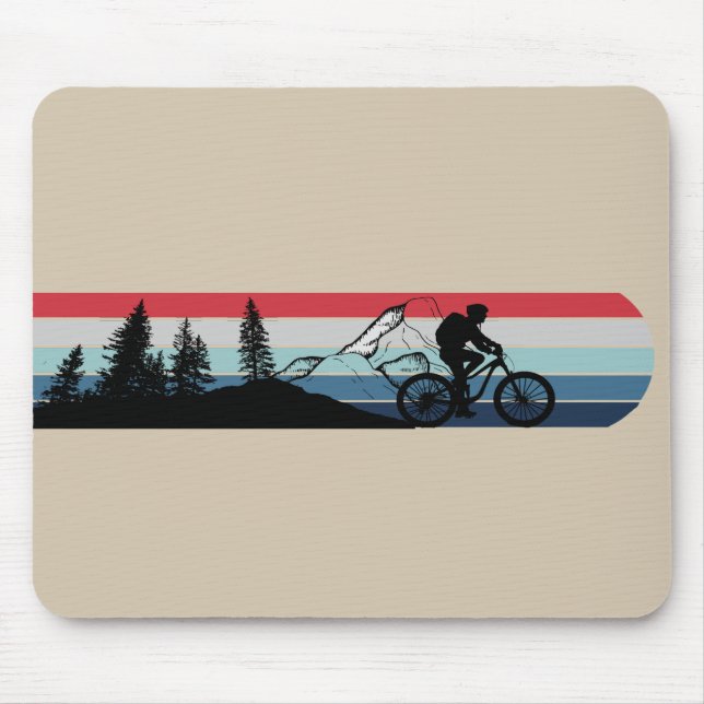 Mountainbiker Mousepad (Vorne)