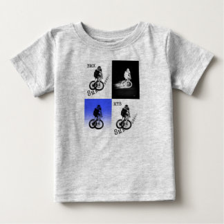 Mountainbiker MTB BMX CYCLIST Stickers Baby T-shirt