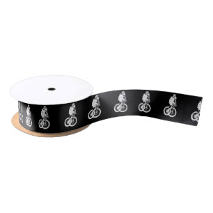 Mountainbiker MTB BMX RADFAHRER Satinband