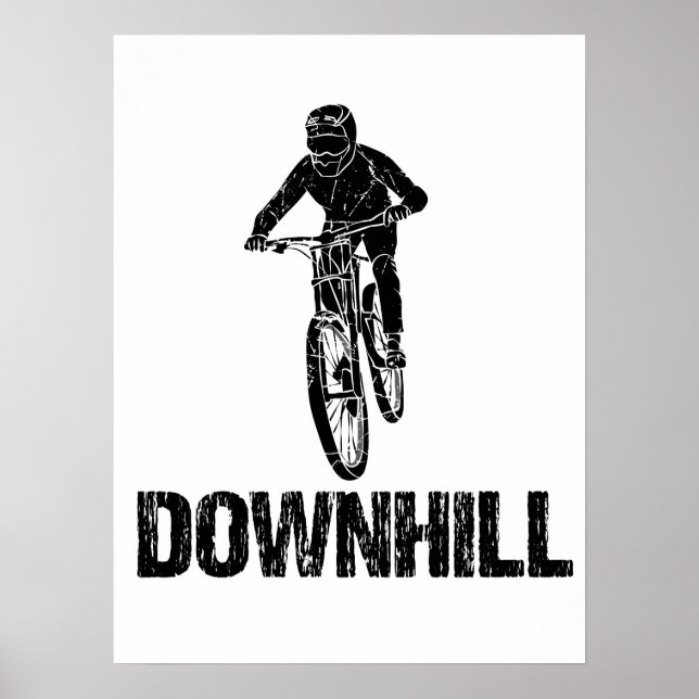 Mountainbiker Poster (Vorne)