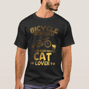 Mountainbiker Radfahrer Fahrrad-Enthusiast Und Kat T-Shirt