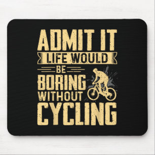 Mountainbiker Radfahrer Liebhaber Rennradfahrer En Mousepad
