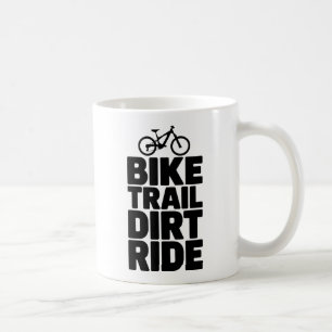 Mountainbiker Silhouette Adventure Design Kaffeetasse