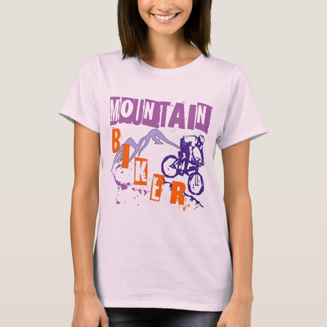 Mountainbiker T-Shirt (Vorderseite)