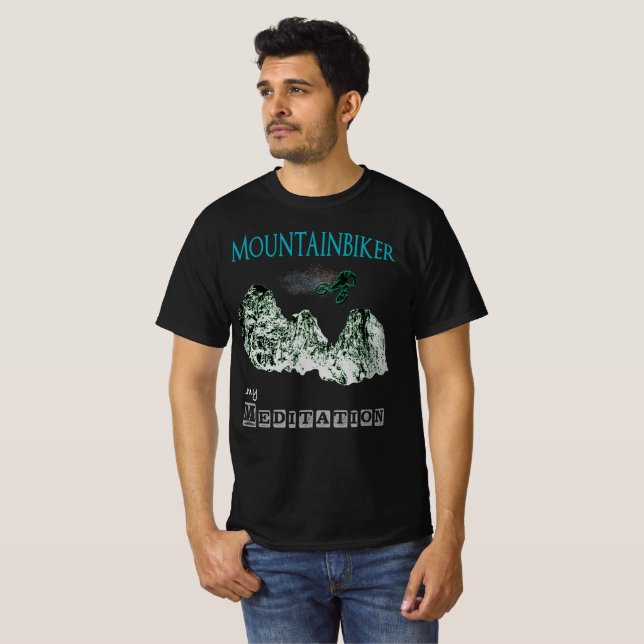 Mountainbiker T-Shirt (Vorne ganz)