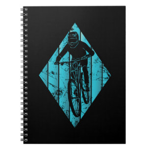 Mountainbiker Vintag Notizblock