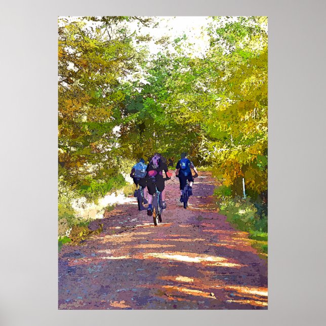 MOUNTAINBIKING POSTER (Vorne)