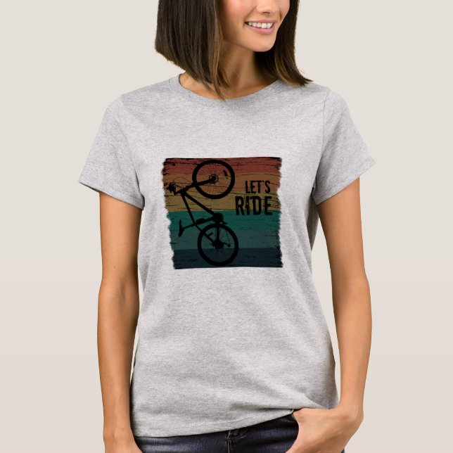 Mountainbiking Vintag T-Shirt (Vorderseite)