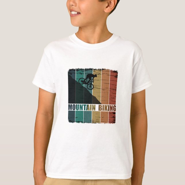 Mountainbiking Vintag T-Shirt (Vorderseite)