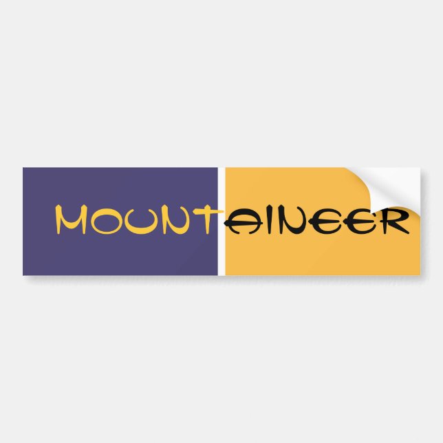 MOUNTAINEER Autoaufkleber (Vorne)
