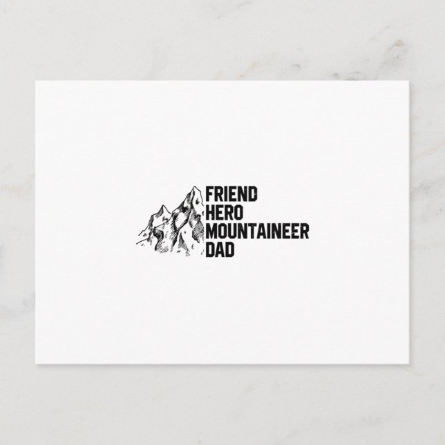 Mountaineer Postkarte (Vorderseite)