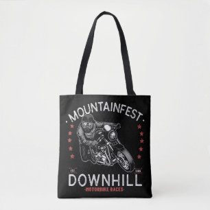 Mountainfest Downhill Motorbike Race Graphic Motor Tasche