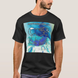 MountainFire-Coyote, die über den blauen Vulkan sp T-Shirt