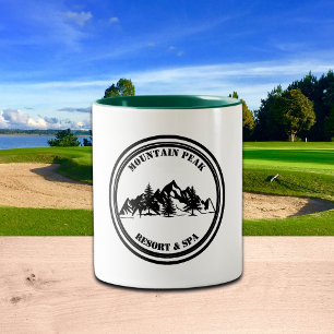 Mountains and Pines Corporate Zweifarbige Tasse