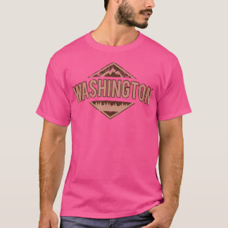 Mountains Nature Washington Wandern Camping Wander T-Shirt