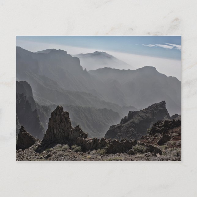 Mountains of La Palma Postkarte (Vorderseite)