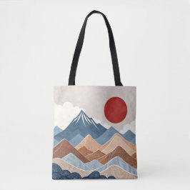 Mountains Sunset Beauty Tasche