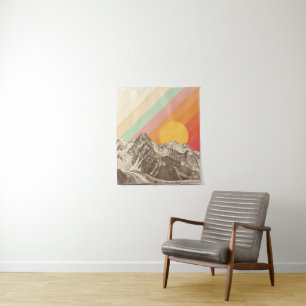 Mountainscape 1% pipe% Florent Bodart Wandteppich