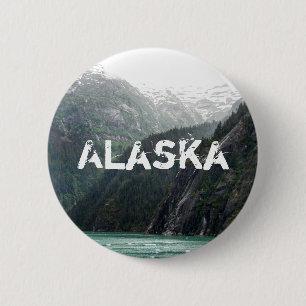 Mountainscape Knopf Button