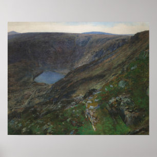 Mountainsee in den riesigen Bergen, 1896 Poster