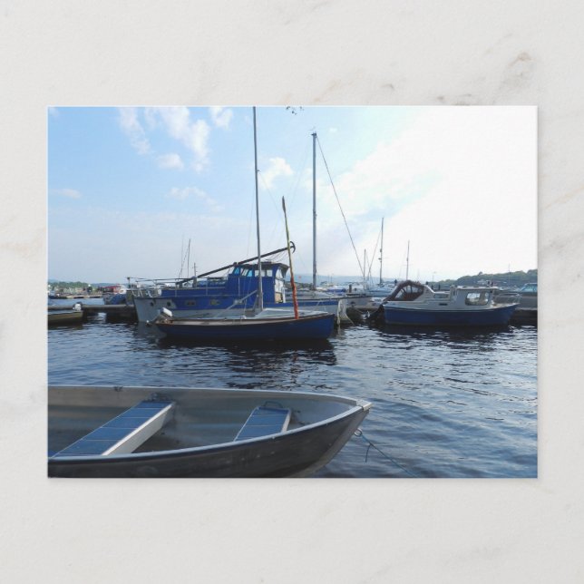 Mountshannon-Hafen - Irland Postkarte (Vorderseite)