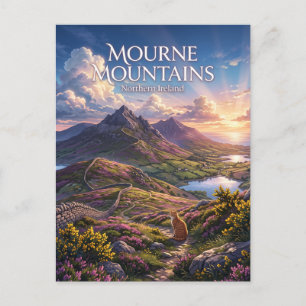 Mourne Mountains Nordirland Postkarte
