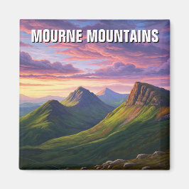Mourne Mountains Nordirland Travel Magnet