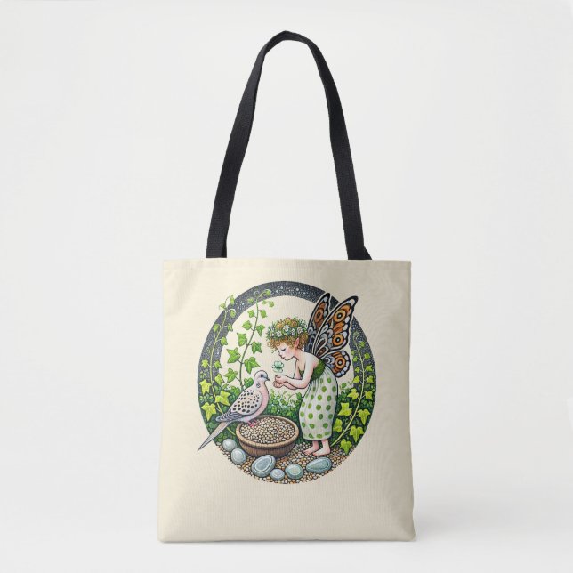 Mourning Dove Fairy Tasche (Vorderseite)