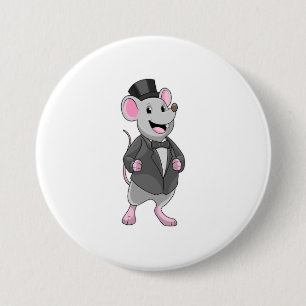 Mouse als Groom mit Ribbon Button