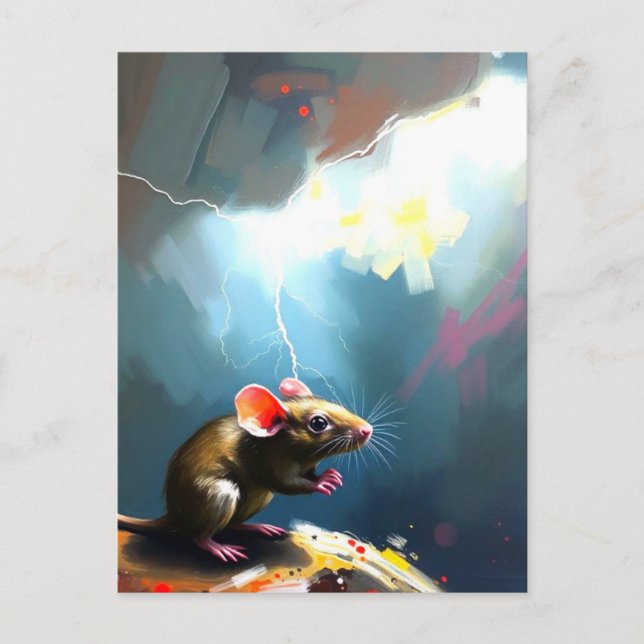 Mouse Art Postkarte (Vorderseite)