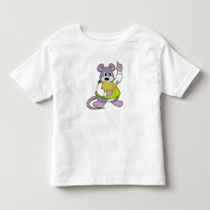 Mouse as Teacher with Book Kleinkind T-shirt