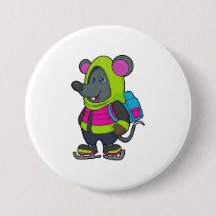 Mouse at Ice Skaten mit Ice Skate & Backpack.pn Button