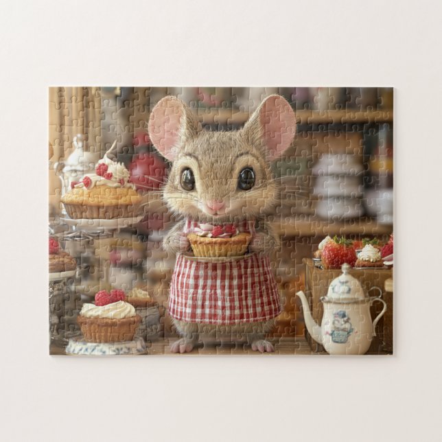 Mouse Bakery Chef Tiny Tail Whimsical Kitchen (Horizontal)