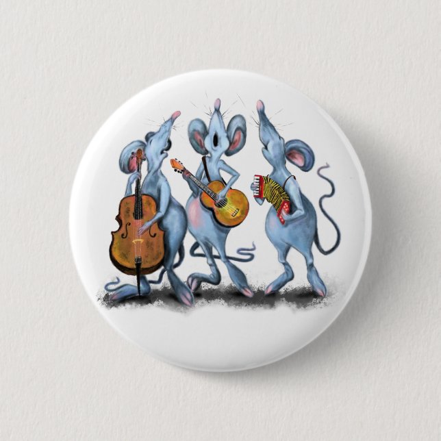 Mouse Band Button Fun - Happy Music (Vorderseite)