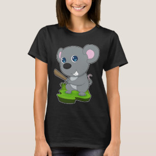 Mouse Baseball Baseball T-Shirt